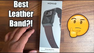 Best leather band for Apple Watch Ultra (any apple watch really!) Nomad Active Leather Band Unboxing
