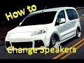 Peugeot Partner "How to" Changing speakers