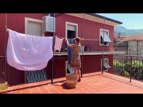 Nothing quite like hanging laundry in Italy @julieinitaly Launches 5th May