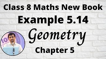 TN Class 8 Maths Geometry Example 5.14 New Book 2020  Pythagoras theorem in problems