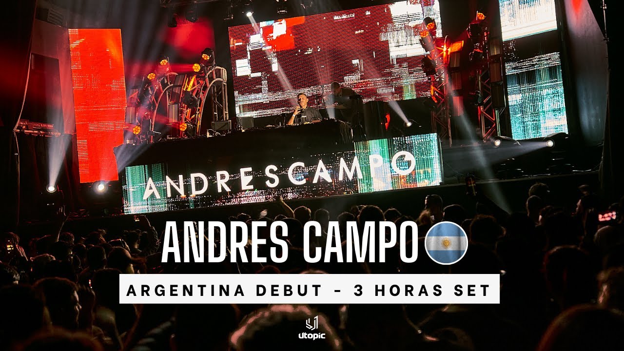 Andres Campo 3 HOUR LIVE SET at UTOPIC Argentina @ Groove 25.08.23 - [TECHNO]