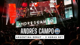 Andres Campo 3 HOUR LIVE SET at UTOPIC Argentina @ Groove 25.08.23 - [TECHNO]