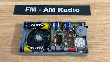 hoe je AM-radio maaktAM Radio Elektronische DIY KitMontage & RUN
