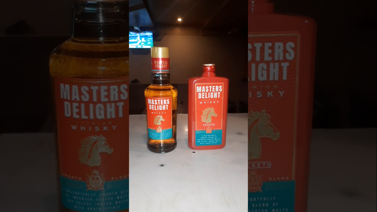 New Whisky Alert in Maharashtra | Masters Delight MRP 150 & 160