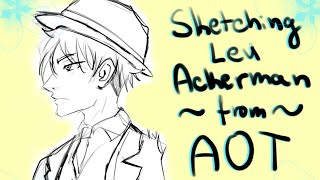 Sketching Levi Ackerman | Procreate