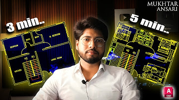 AutoCAD YQ Arch Plugin Tutorial 🔥 Fastest Way to Make Floor Plans!