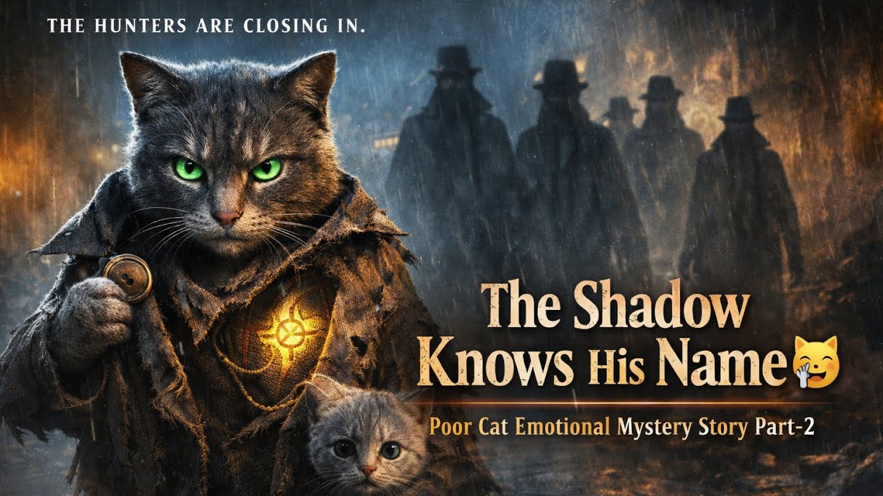Part-2 | The Shadow Knows His Name 😿 | Poor Cat Emotional Mystery Story Part-2