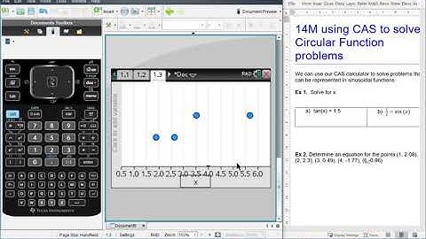 Ti Nspire CAS Circular Functions