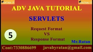 ADV JAVA Tutorial || video-5 || Servlets || Request Format Vs. Response Format|| By Ratan
