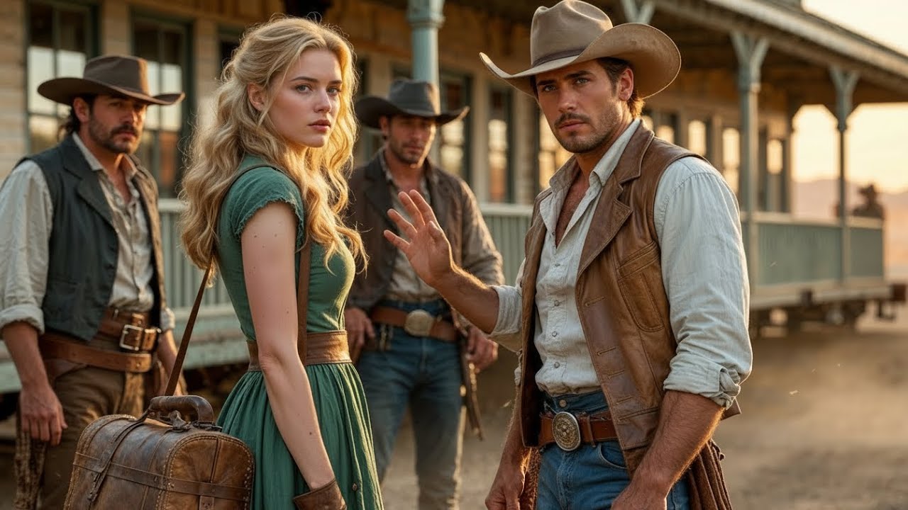 Two Men Tried to Claim Her at the Depot — The Cowboy Said, “She Already Has Someone Waiting”