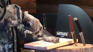 Samura Outdoor Knifes - Японские Охотничьи ножи Самура - Убьем всех крыс(18+ Резка крыс - Ботаникам и диванным котикам смотреть не рекомендуется. Обзор с испытаний прототипов японск..., 2014-10-20T22:49:52.000Z)