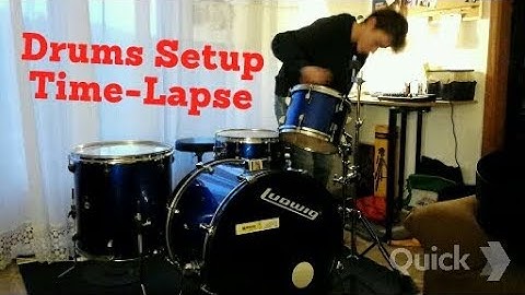 Time Lapse Drums Setup