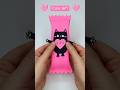 2 DIY Chocolate Gift Wrapping Idea 🐱 Cute Gift Idea 💖 KAWAII Cat Paper Craft