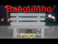 como fazer um Banco de praça com Palitos de picolé