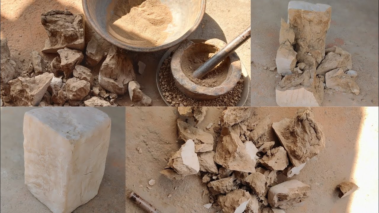 Yah Dekho chikni mitti ka kitne bada wala peace hai Aaj isko crush crunch sabhi kuchh karenge