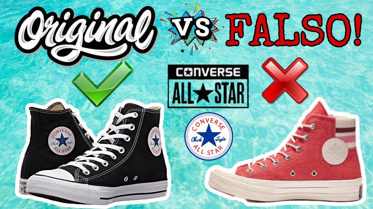 ALL STAR ORIGINAL VS FAKE! Comparação tênis original vs falso 