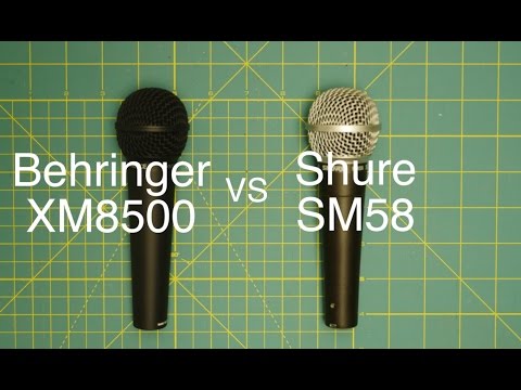 Behringer XM8500 v Shure SM58