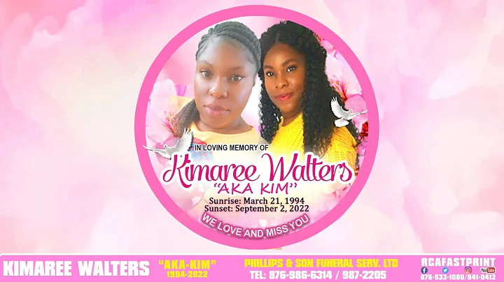 Kimaree Walters aka Kim  (Funeral Service)