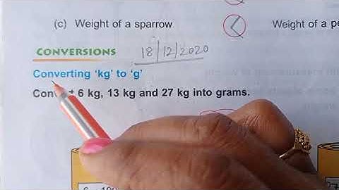 STD-3, WEIGHT, CONVERSIONS