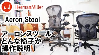 【Herman MIller正規販売店】アーロンチェア リマスタード スツール