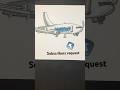 I drew a plane for a subscriber #art #artshorts #posca