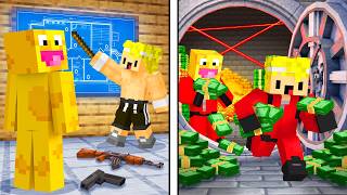 Pasé de LADRÓN NOOB a REY LADRÓN en MINECRAFT...