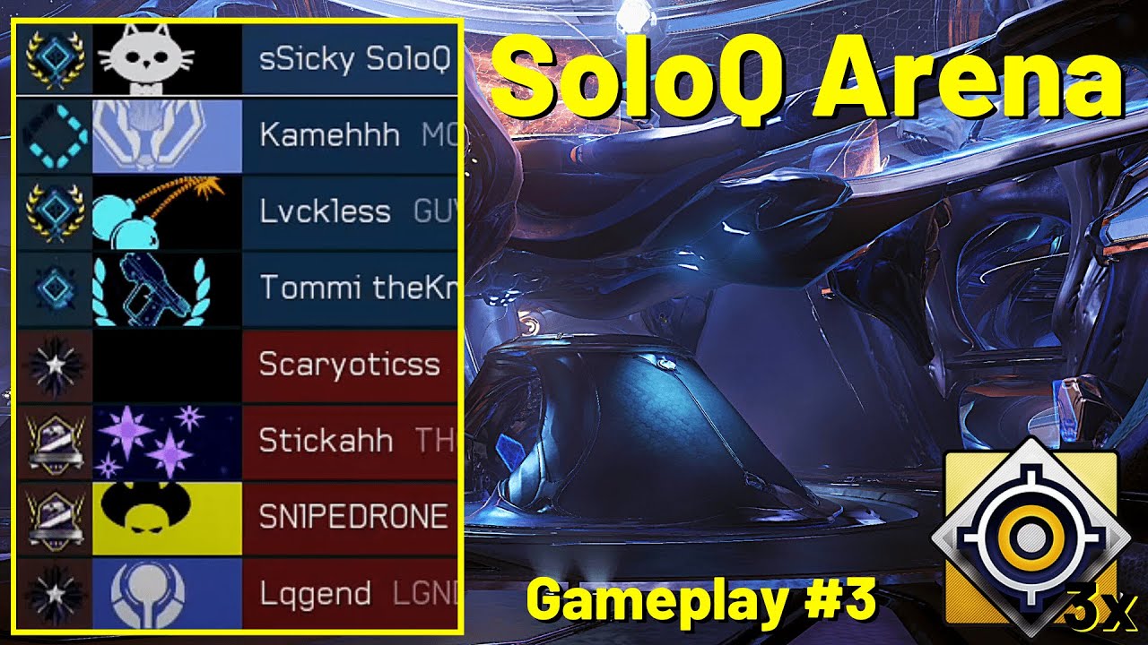 Halo 5 // SoloQ Arena vs. EU Pros Legend & Snipedrone, Scaryotic, Stickahh (66% Accuracy)