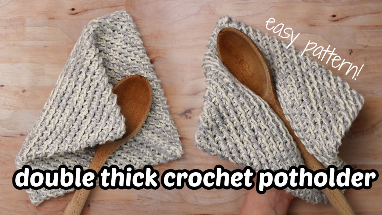 Magic Crochet Pot Holder (Double Thick!) Free Pattern