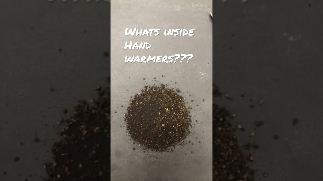 What inside hand warmers and what will happen when you add water???