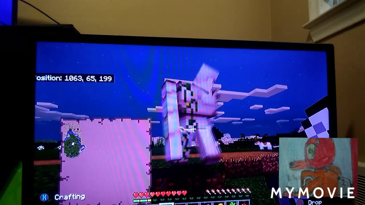 Iron golem ATTACK!!! Minecraft Ep 1 YouTube