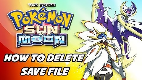 Pokémon Sun & Moon Tutorial - How to Erase Delete Save File (Walkthrough Guide)