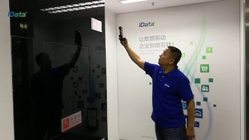 iData 70 high and low storage rack continuous scan test