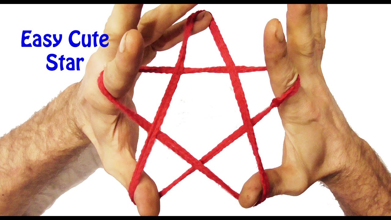 Learn How To Make A Cute Star String Figurestring Trick Easy Step By