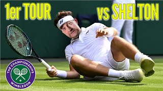 🎾WIMBLEDON : 1er tour vs Shelton 🎾#ep12 #topspin