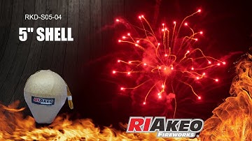 DISPLAY SHELL-5 INCH RKD-S05-04 | RIAKEO FIREWORKS