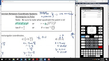 9.1ii: Converting between Rectangular and Polar Coordinates