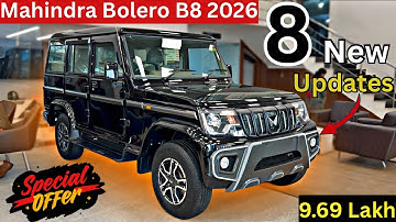 New Updated Mahindra Bolero B8 2026 Model With Gst 2.0✅ | Features Price Updates | Bolero Review