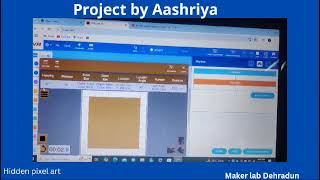 Hidden pixel art by SPRW robotics by Aashriya