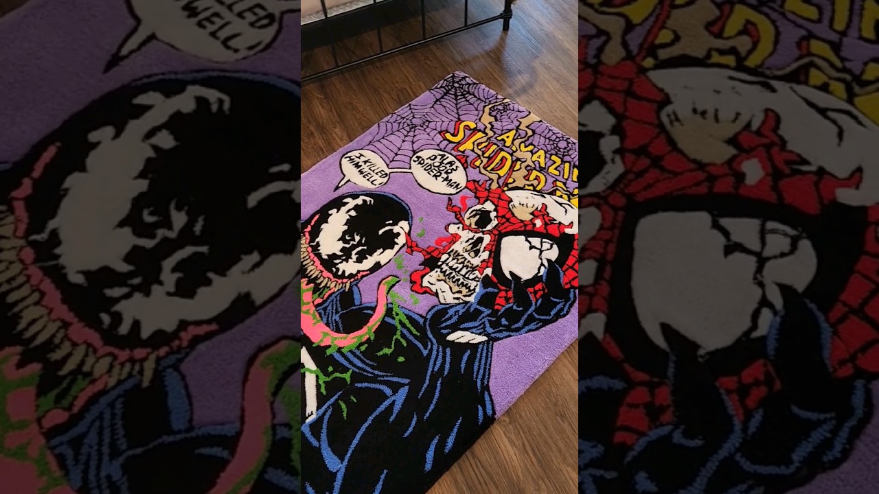 Comicbook rugs are my favorite thing to make 