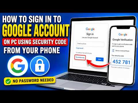 Can’t Sign in to Google Account? Try This Security Code Method #GoogleAccount #GoogleSignIn #tech