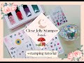 Clear Jelly Stamper Haul Ft.  @CelinaRyden  Collab | Inspo Nail Art Stamping Tutorial Using Plates