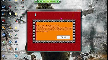 Game Maker 8 lite - My Custom Pong!