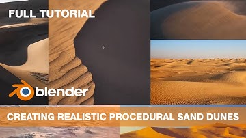 Creating Procedural Sand Dunes with Blender