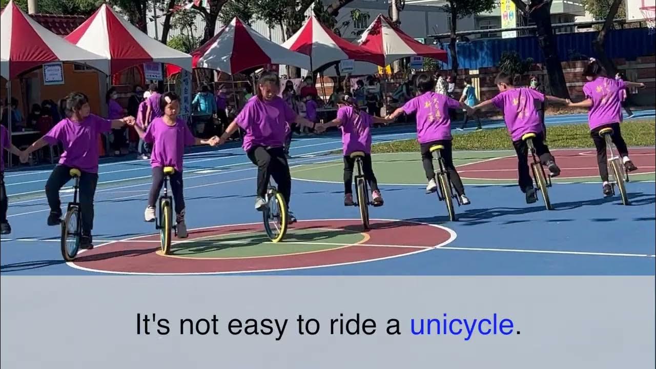 Word of the Day unicycle (n) YouTube