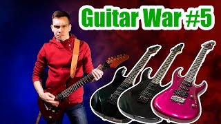 GUITAR WAR #5 - Yamaha Sonare RGX521D RGZ-III Aria Pro II AQ-600 \ Guitar Comparison