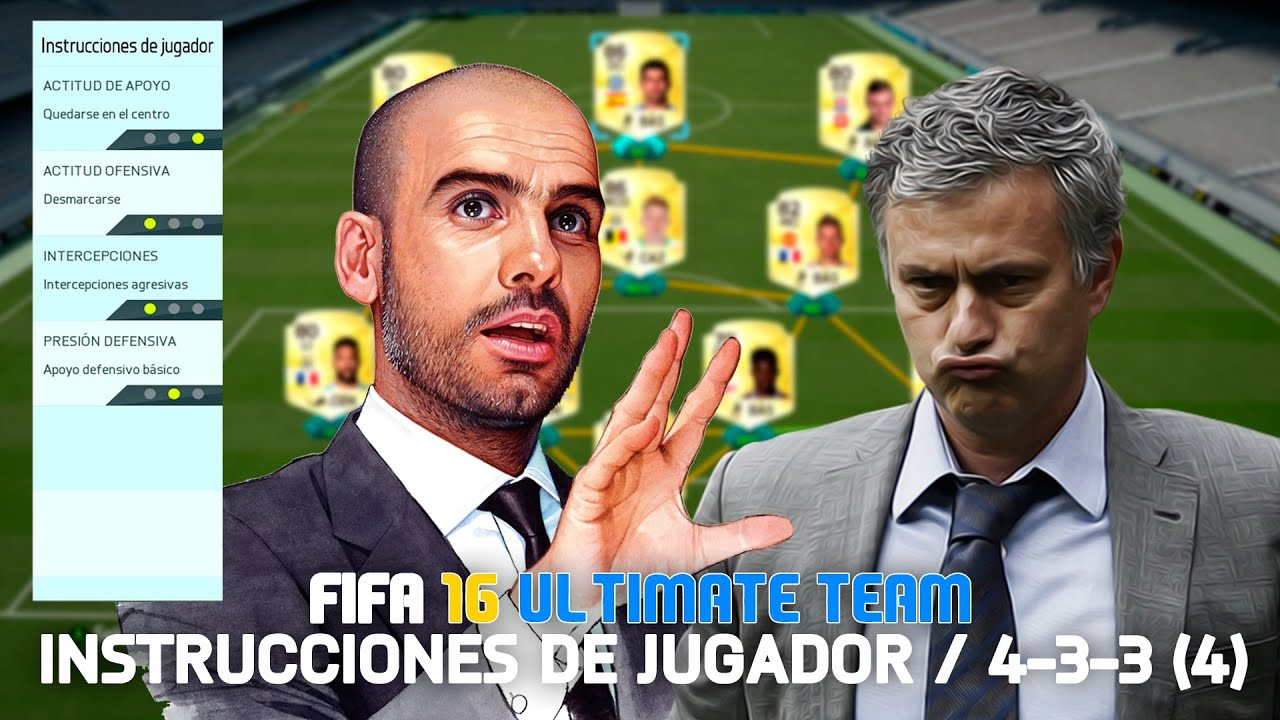 FIFA 16 | INSTRUCCIONES FORMACIÓN 4-3-3 (4) - CONSEJOS
