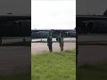 U.S. Air Force Ground Crew Guides B-52 to Takeoff