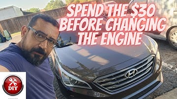 Hyundai Sonata uit 2016 met een P1326 Knock Signal-bereik-/prestatiecode