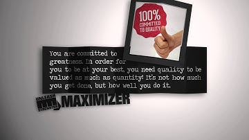 UnleashStrengths.com presents MAXIMIZER