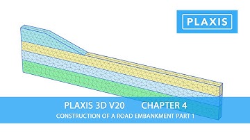Plaxis 3D V20: Chapter 4 Construction of a Road Embankment Part 1